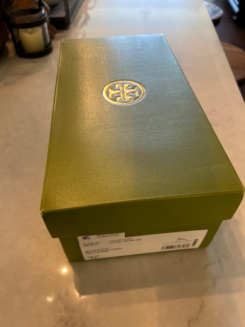 NWB Tory Burch Miller Eyelet Sandals - Picture 7 of 7